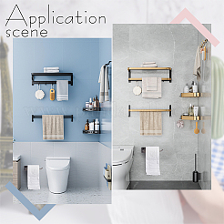 Держатели туалетной бумаги из нержавеющей стали 304 без отверстий AJEW-UN0001-30