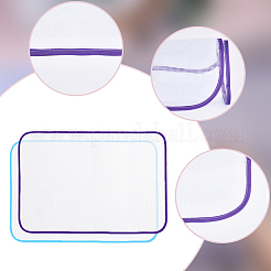 8шт. 2-х цветный полиэстеровый термостойкий гладильный коврик&nbsp;AJEW-CY0001-70