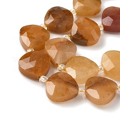 Природный Топаз нефрита бисер нитей&nbsp;G-D316-A19