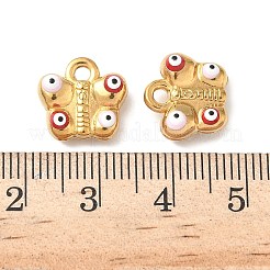 Эмалевая бабочка из нержавеющей стали 304 с амулетами от сглаза&nbsp;STAS-I346-22G