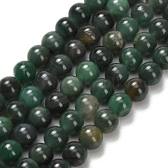 Природные африканские нефритовые бусы пряди&nbsp;G-F820-K02-6mm