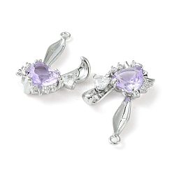 Латунные микро проложить кубического циркония подвески&nbsp;KK-L208-05P-03