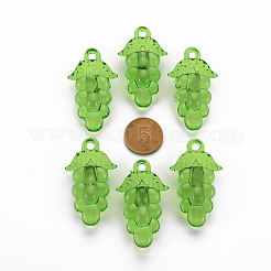 Осенняя тема прозрачные акриловые бусины TACR-S154-60B-925