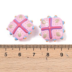 Стеклянные бусины из искусственного нефрита&nbsp;GLAA-L051-03C