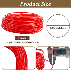 Пластиковый шнур с имитацией трости длиной 30 м. OCOR-GF0005-39B