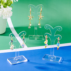 1 комплект акриловых сережек-башенок&nbsp;EDIS-TA0001-003C