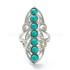 Регулируемые натуральные и синтетические кольца для драгоценных камней RJEW-E166-06P