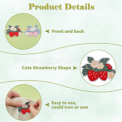 10 шт. вышитая нашивка из полиэстера&nbsp;PATC-HS0001-08