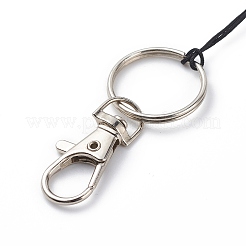 Прозрачный акриловый брелок с бабочкой и бусинами на запястье KEYC-JKC00410