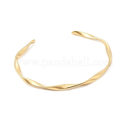 Браслеты-манжеты из нержавеющей стали 304 для женщин&nbsp;BJEW-G776-02G