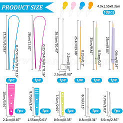 Поворотный станок для пластиковой и железной ткани и ручной вдеватель эластичной веревки DIY-NB0010-25