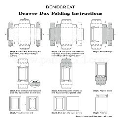 Крафт-бумага складной коробки&nbsp;CON-WH0010-01L-D