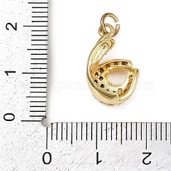 Латунные микро проложить кубического циркония подвески&nbsp;KK-S526-14G-D