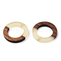 Подвески из орехового дерева и светящейся в темноте смолы&nbsp;RESI-N039-78