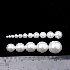 Экологичные пластиковые кабошоны с имитацией жемчуга MACR-S283-03P-27