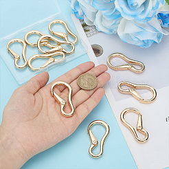 10 шт. Кольца пружинные затворные из сплава&nbsp;FIND-AR0006-69