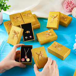 Картонные коробки для упаковки ювелирных изделий с блестками&nbsp;LS-CON-TAC0008-08B