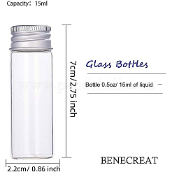 Стеклянные бутылки AJEW-BC0005-37-15ml