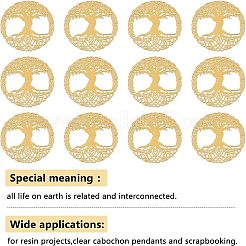 Самоклеющиеся латунные наклейки DIY-OC0002-52