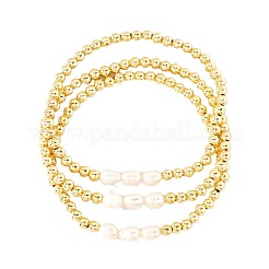 3 комплект браслетов из пресноводного жемчуга&nbsp;EH2658