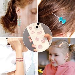 Непрозрачные бусины из абс-пластика FIND-TAC0016-33B