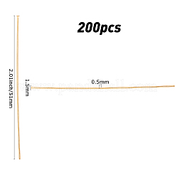Латунные штифты с плоской головкой&nbsp;KK-CN0001-14
