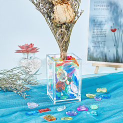 150шт 10 цвета прозрачные акриловые бусины DIY-PH0008-88