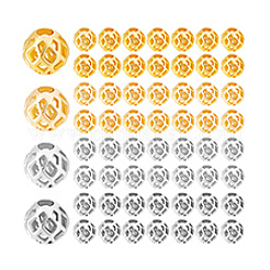 80шт 4 цвета латунные бусины KK-PH0011-96