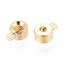 Зажимные бусины из латуни KK-N259-07