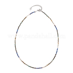 Ожерелье из круглых граненых бусин диаметром 2 мм&nbsp;NJEW-JN05865-03