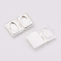 Латунь фото медальон подвески KK-P149-01S