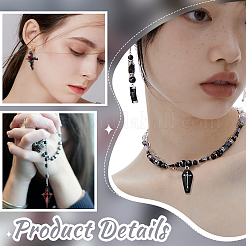 36шт 6 стиля хэллоуин тема сплава эмаль подвески&nbsp;FIND-WR0012-66