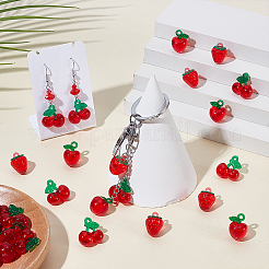 36 шт. 3 стиля акриловых имитационных фруктовых подвесок&nbsp;MACR-UN0001-08