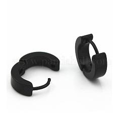 Латунные английском замке Серьги-кольца&nbsp;EJEW-EE0002-252B