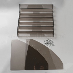 Прозрачный акриловый 7 слой лака для ногтей стойка для демонстрации&nbsp;ODIS-WH0038-215E