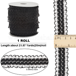 1 рулон трикотажной лески из нейлона с эластичной кружевной отделкой&nbsp;OCOR-GF0003-72B