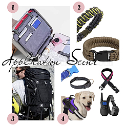 Пластиковые регулируемые быстросъемные пряжки KY-PH0007-23