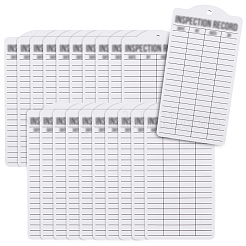 Двухсторонние бумажные этикетки для ежедневной проверки безопасности с отверстием для подвешивания&nbsp;LS-DIY-WH0723-033B