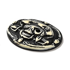 Кабошоны из непрозрачной смолы на Хэллоуин CRES-F023-02