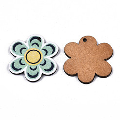 Печатные подвески из липы WOOD-N006-37