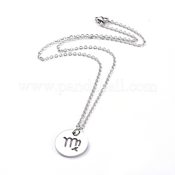 Не тускнеющие подвески из нержавеющей стали 304&nbsp;NJEW-E147-12P