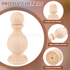 Столб из бука&nbsp;WOOD-WH0124-126A