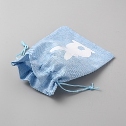 Мешочки для хранения пасхальной ткани&nbsp;ABAG-WH0048-03B-01