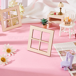 Мини-деревянный кукольный домик DJEW-WH0015-112