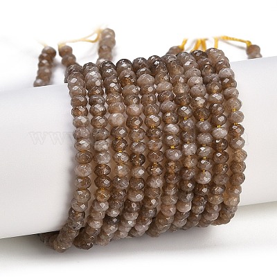 Бусины из натурального белого нефрита G-Z069-01C-1