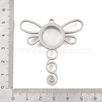 Большие подвески-медальоны из нержавеющей стали 304 STAS-S132-13P-02-1