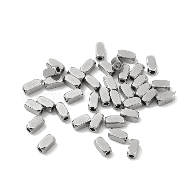 Некорневая бусина из нержавеющей стали марки 304 в форме куба STAS-P319-10P-1