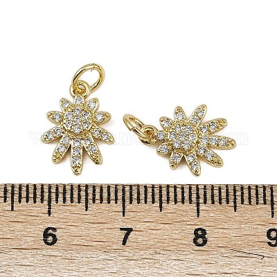 Латунные микро проложить кубического циркония подвески KK-I358-043G-1