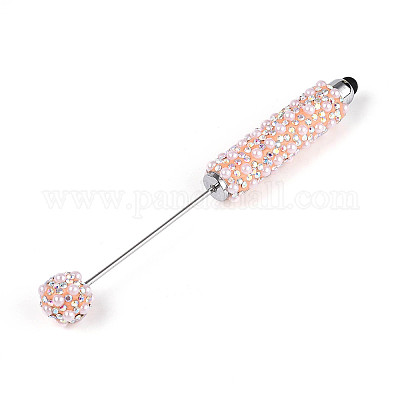 Стилус для сенсорного экрана с имитацией жемчуга и полимерной глиной AJEW-T013-06H-1