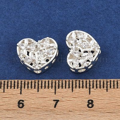 Многожильные звенья из латуни с паве из кубического циркония ZIRC-F145-10S-01-1